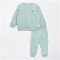 Kangaroo Poo Infant Boys Sweatshirt and Joggers Set Sage