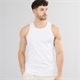 Kangaroo Poo Mens Muscle Back Vest White