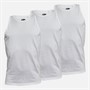 Kangaroo Poo Mens Three Pack Muscle Back Vest White