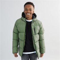 Kangaroo Poo Boys Padded Jacket Dark Sage Green