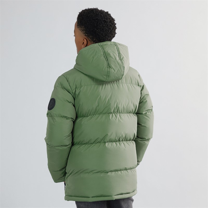 Kangaroo Poo Boys Padded Jacket Dark Sage Green