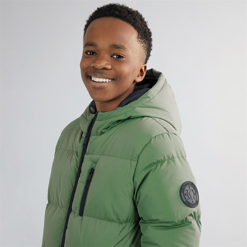Kangaroo Poo Boys Padded Jacket Dark Sage Green