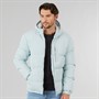 Kangaroo Poo Mens Hooded Padded Jacket Grey