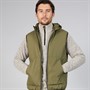Kangaroo Poo Mens Padded Gilet Dark Khaki