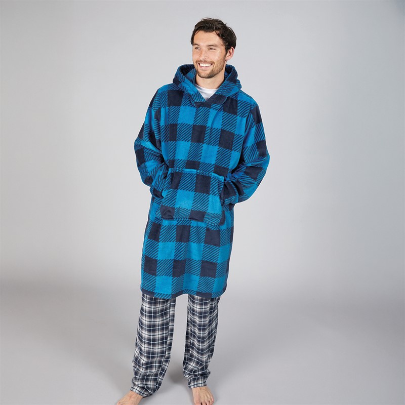 Kangaroo Poo Mens AOP Oversized Blanket Hoodie Multi