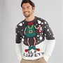 Kangaroo Poo Mens Elf Christmas Jumper Multi