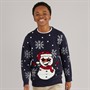 Kangaroo Poo Boys Christmas Jumper Navy
