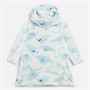 Kangaroo Poo Infant Boys Dinosaur Blanket Hoodie Blue/White