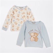 Kangaroo Poo Boys Bear Two Pack Pyjama Set Multi