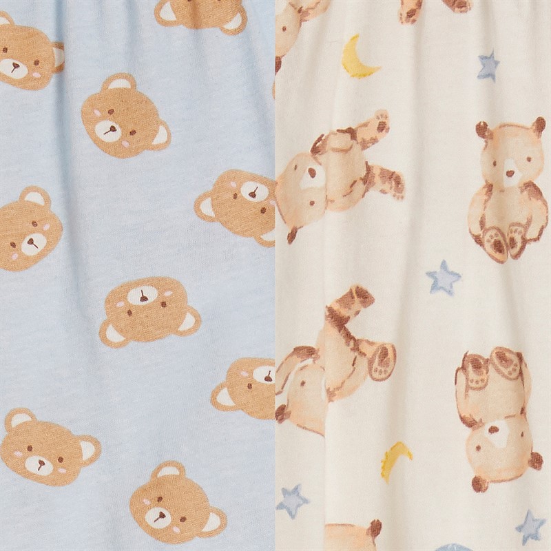 Kangaroo Poo Boys Bear Two Pack Pyjama Set Multi