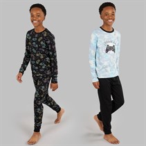 Kangaroo Poo Boys Two Pack Ultimate Gamer Pyjama Sets Multi