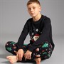 Kangaroo Poo Boys Christmas Digital Pyjama Set Black