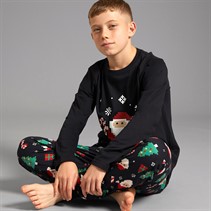 Kangaroo Poo Boys Digital Pyjama Set Black