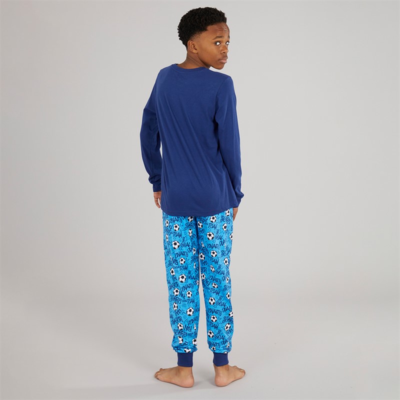Kangaroo Poo Boys Team Player Pyjama Set Navy