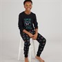 Kangaroo Poo Boys Gamer Never Sleeps Pyjama Set Black