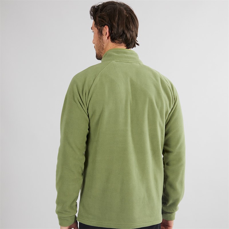 Kangaroo Poo Mens Full Zip Microfleece Jacket Fawn