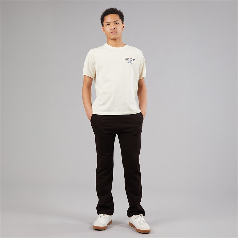 Kangaroo Poo Boys Open Hem Joggers Black