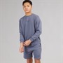 Kangaroo Poo Boys Sweatshirt And Shorts Set Dusty Blue