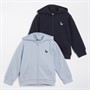 Kangaroo Poo Boys Two Pack Hoodies Navy/Baby Blue