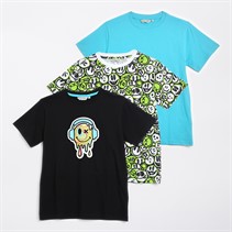 Kangaroo Poo Boys Three Pack T-Shirts Multi