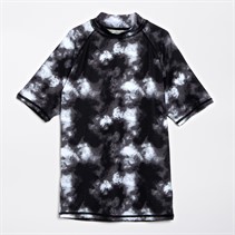 Kangaroo Poo Boys Rash Vest Black Marble
