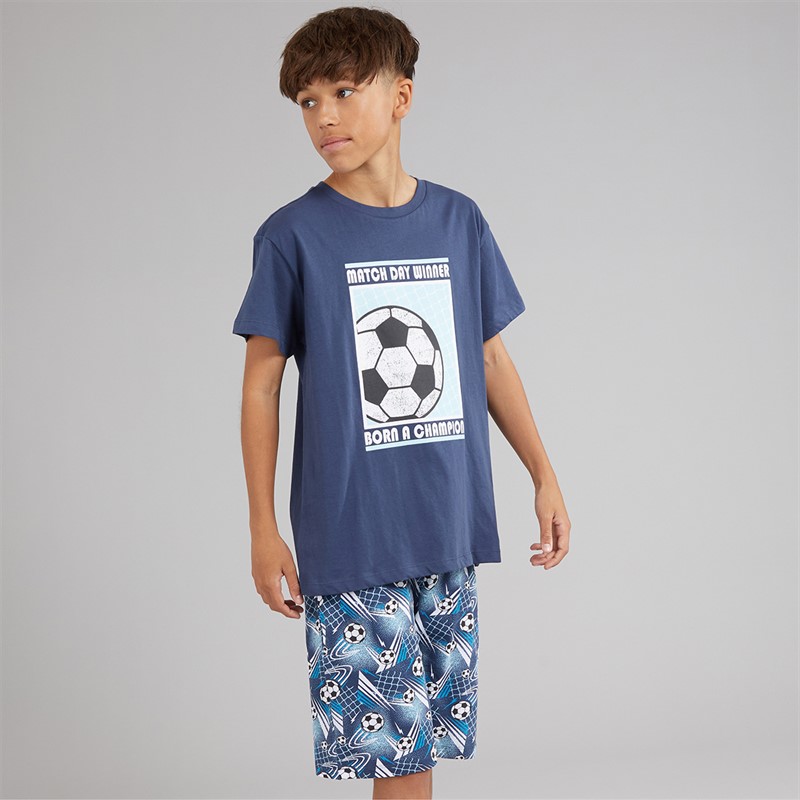 Kangaroo Poo Boys T-Shirt And Shorts PJ Set Multi