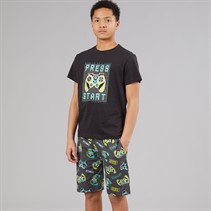 Kangaroo Poo Boys T-Shirt And Shorts PJ Set Multi