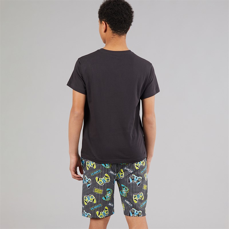 Kangaroo Poo Boys T-Shirt And Shorts PJ Set Multi