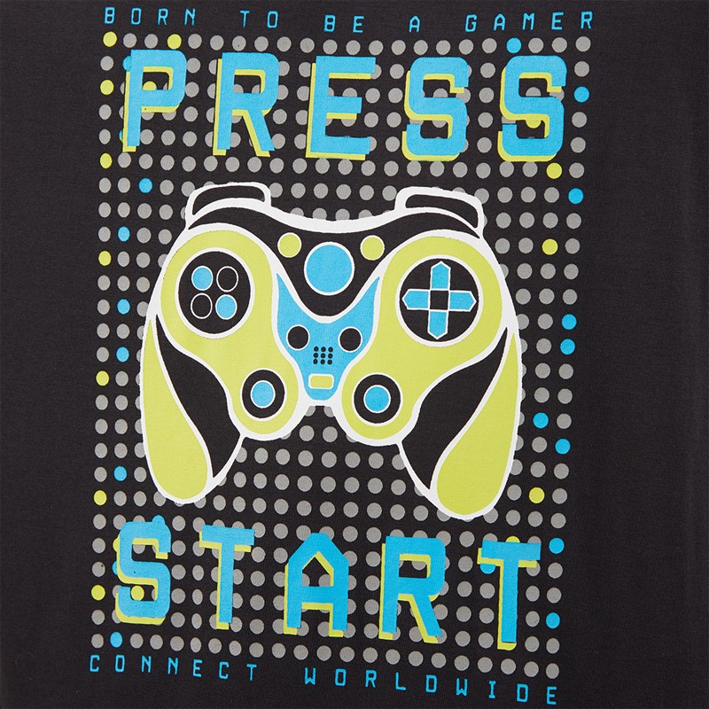 Kangaroo Poo Boys T-Shirt And Shorts PJ Set Multi