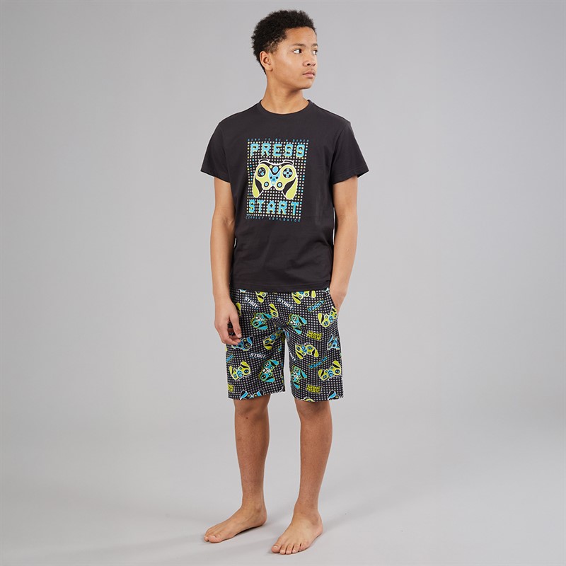 Kangaroo Poo Boys T-Shirt And Shorts PJ Set Multi