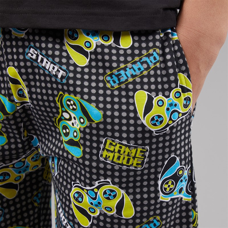 Kangaroo Poo Boys T-Shirt And Shorts PJ Set Multi