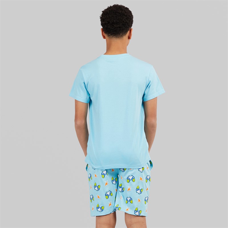 Kangaroo Poo Boys T-Shirt And Shorts Pyjama Set Multi