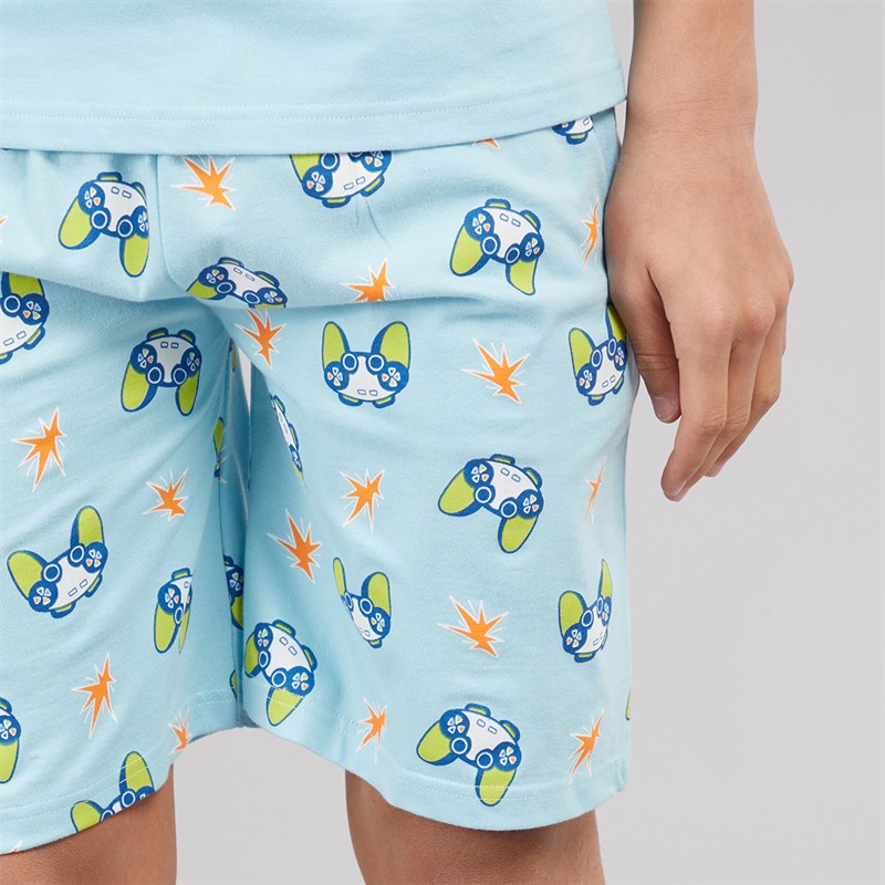 Kangaroo Poo Boys T-Shirt And Shorts Pyjama Set Multi