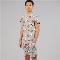 Kangaroo Poo Boys T-Shirt And Shorts PJ Set Multi