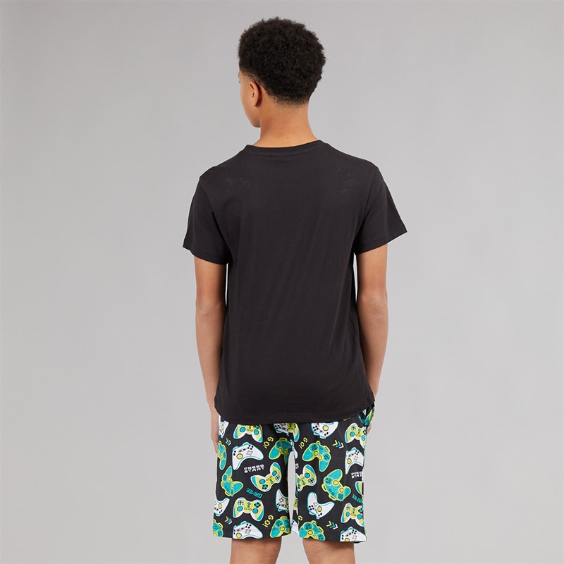 Kangaroo Poo Boys T-Shirt And Shorts Pyjama Set Multi