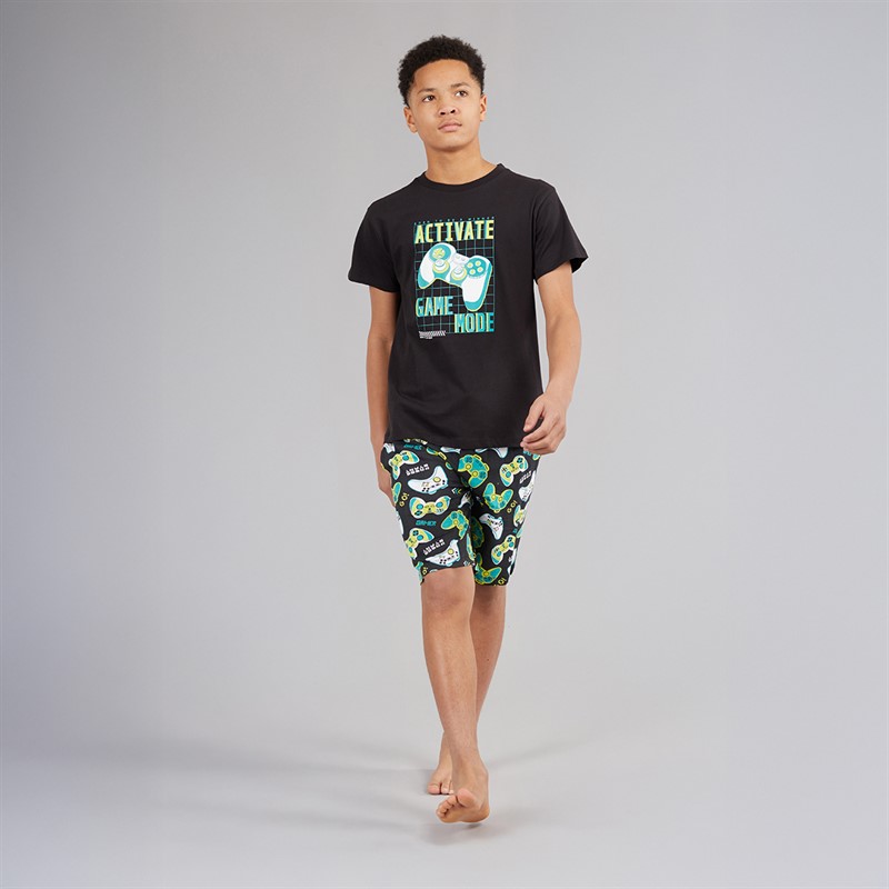 Kangaroo Poo Boys T-Shirt And Shorts Pyjama Set Multi