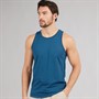 Kangaroo Poo Mens Muscle Back Vest Petrol Navy