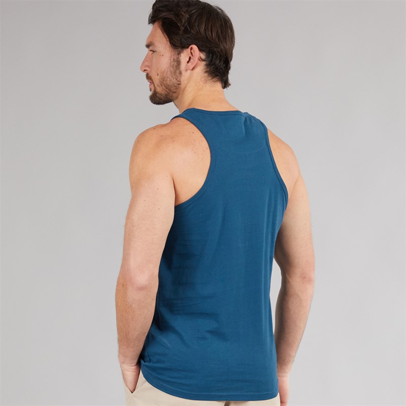 Kangaroo Poo Mens Muscle Back Vest Petrol Navy