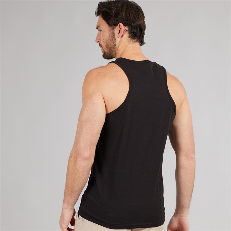 Kangaroo Poo Mens Muscle Back Vest Black