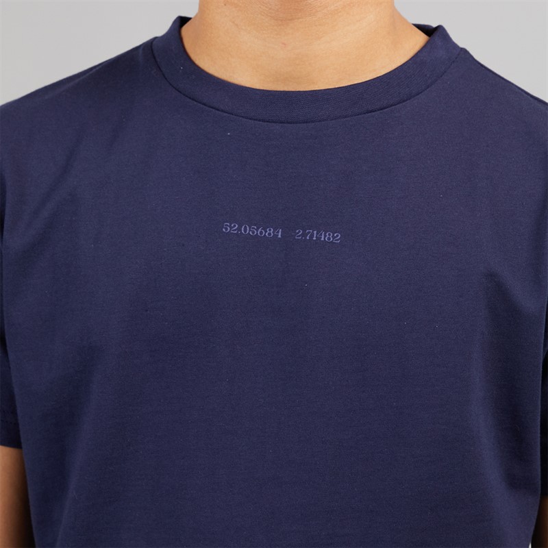 Kangaroo Poo Boys Three Pack Plain Shorts And T-Shirts Sets Navy/Lilac/Coral Navy / Lilac / Coral