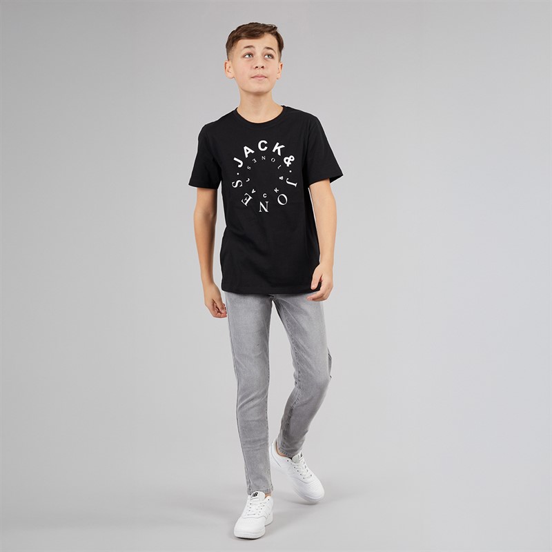 Kangaroo Poo Boys Skinny Fit Jeans Light Grey Wash