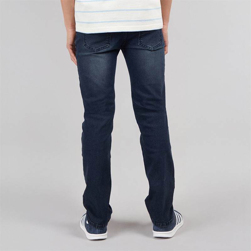 Kangaroo Poo Boys Regular Fit Jeans Washed Blue/Black