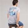 Kangaroo Poo Mens South Shore T-Shirt Grey Marl