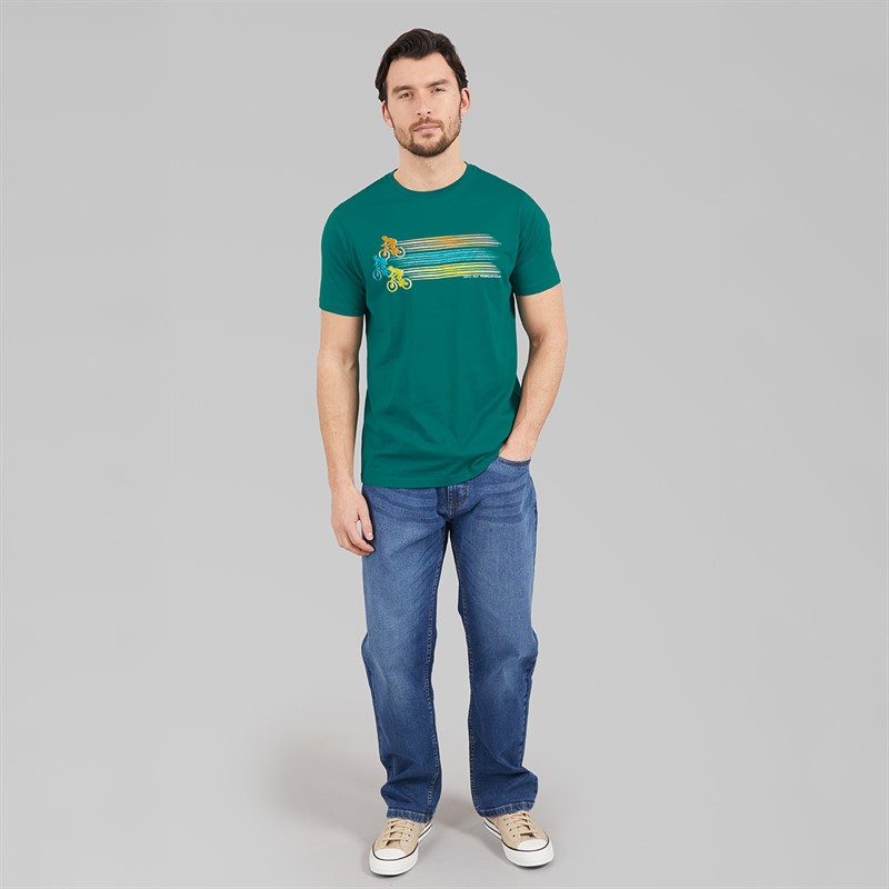 Kangaroo Poo Mens Cycling T-Shirt Dusty Olive