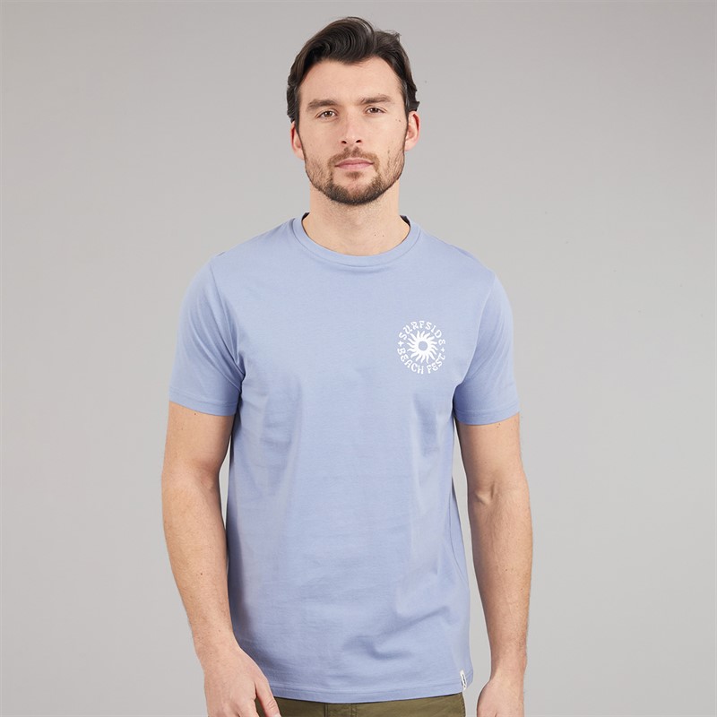 Kangaroo Poo Mens Surf T-Shirt Stonewash
