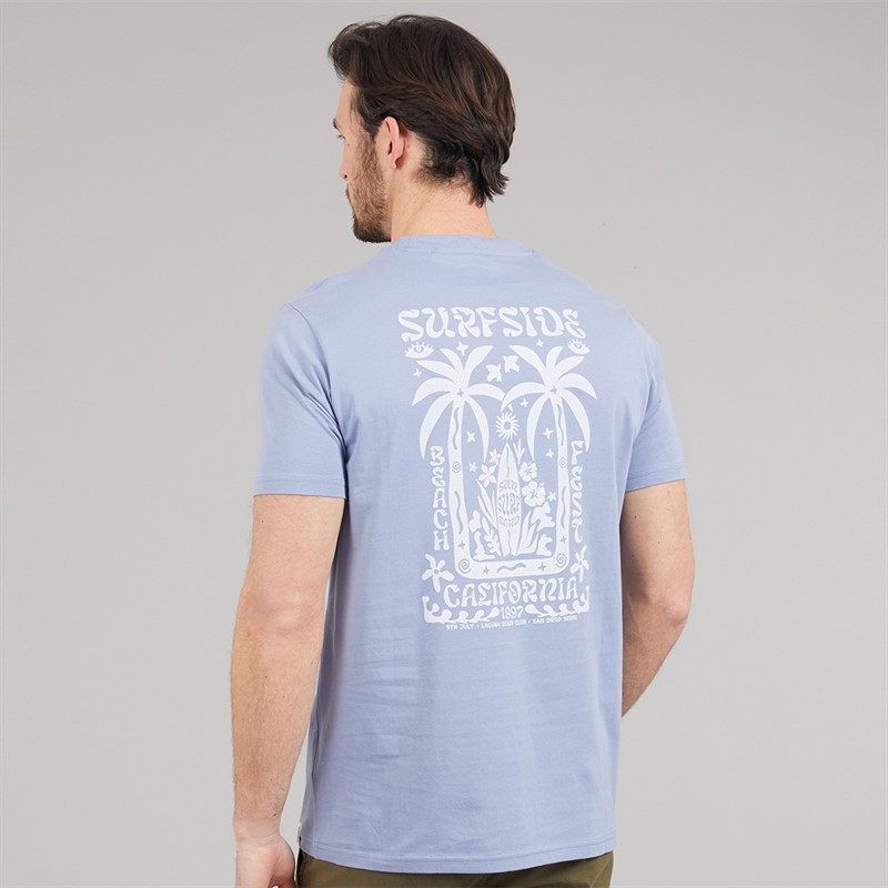 Kangaroo Poo Mens Surf T-Shirt Stonewash