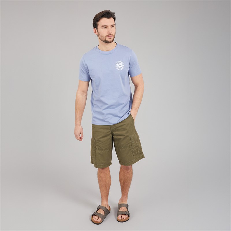 Kangaroo Poo Mens Surf T-Shirt Stonewash