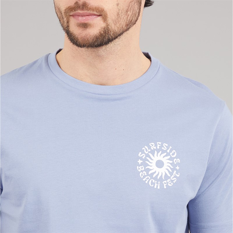 Kangaroo Poo Mens Surf T-Shirt Stonewash