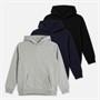 Kangaroo Poo Boys Three Pack Hoodies Black/Grey Marl/Navy