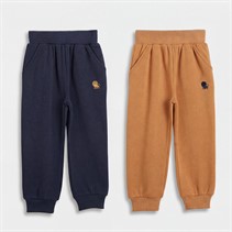 Kangaroo Poo Kids Two Pack Joggers Pastry Shell/Navy Blazer